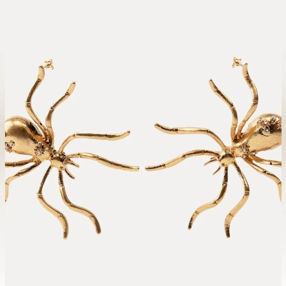Zara bejeweled spider earrings - Picture 4 of 4